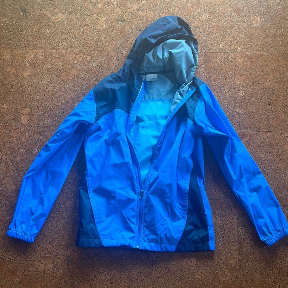 Puddle Ready! Kids rain jacket (L) - PRAY FOR RAIN TX
